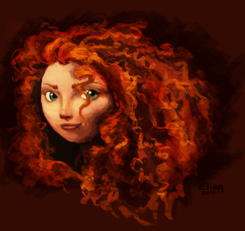 Красивый портрет Мериды