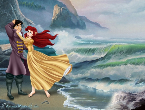 Рядом с бущующим морем