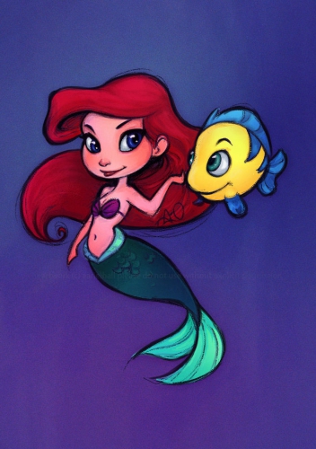 Ариэль и Флаундэр