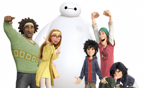 Мультфильм Город Героев Big Hero 6 команда