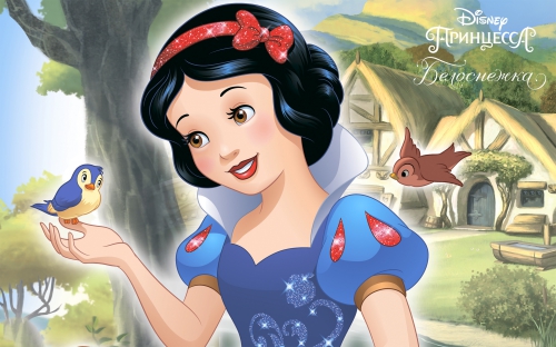 Большая картинка с Белоснежкой на рабочий стол или фон