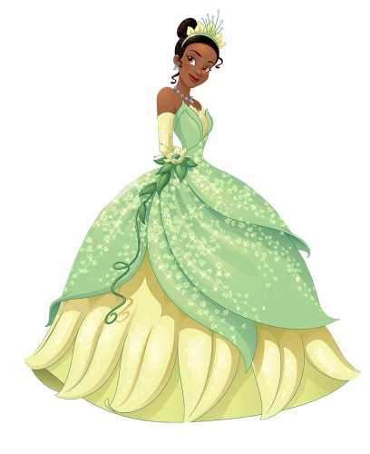 Новая картинка принцессы Тианы в свадебном платье
