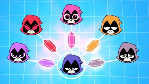 Разные эмоции Рэйвен