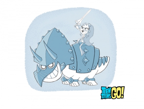 Юные Титаны концепт арт