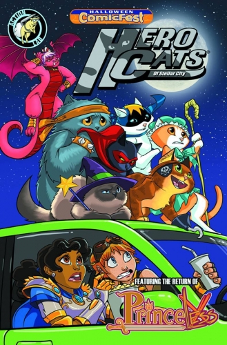Hero Cats Коты супер герои и Хэллоуин