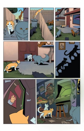 Hero Cats страничка комикса