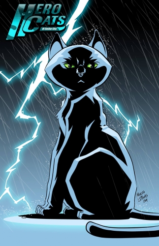 Hero Cats Коты супер герои Полночь