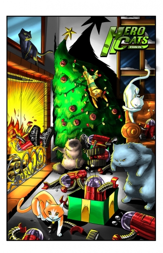 Hero Cats Коты Герои и Новый Год