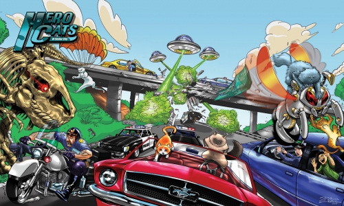 Hero Cats спасают город Stellar