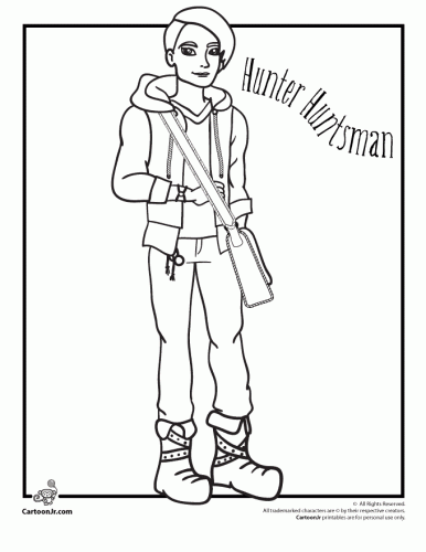 Раскраска Хантер Хантсмена
