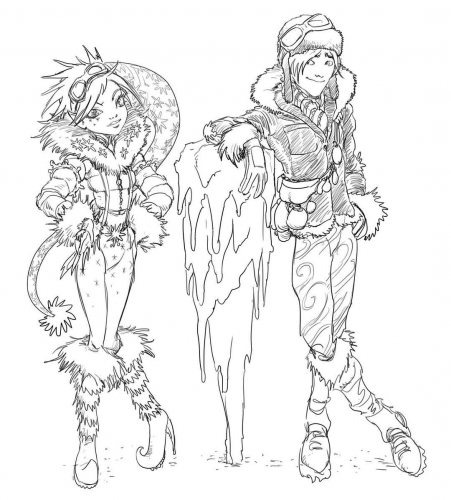 Джеки Фрост и Норт Винд