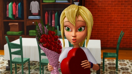 Сабрина с подарками