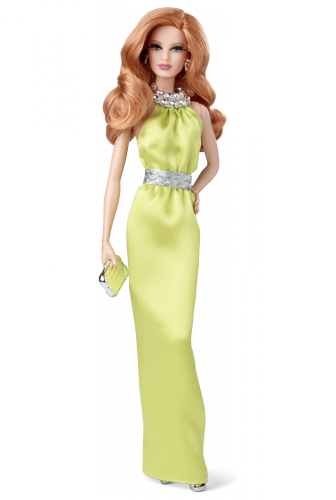 Кукла Барби красная ковровая дорожка, Yellow Gown