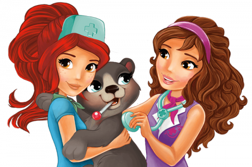 Lego Friends помогают животным