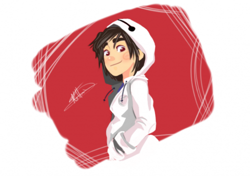 Хиро в наряде в стиле Беймакса