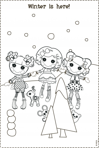 Зима пришла в мир Лалалупси