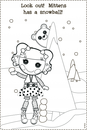 Лалалупси и заснеженное дерево