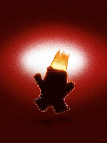 Мультфильм Головоломка, красивый постер с Гневом