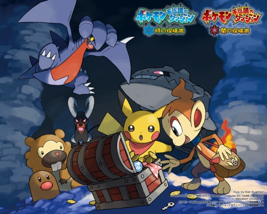 Покемоны новые обои Pokémon Mystery Dungeon 2: Explorers of Time and Darkness