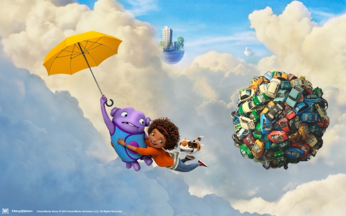 Красивая картинка, мультфильм Дом (Home)