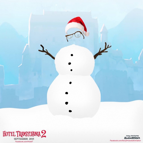 Монстры на каникулах человек невидимка - снеговик