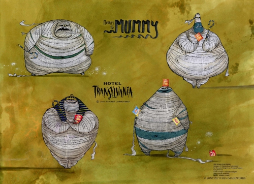 Концепт арт Мумии (Мюррея)