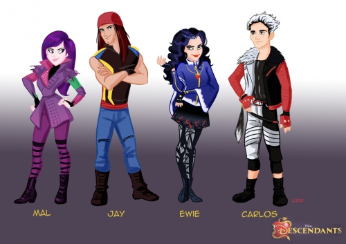 Отпрыски Descendants фанарт