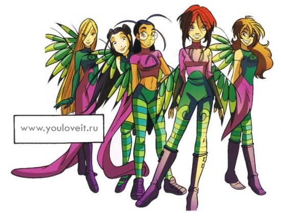 Чародейки в новом превращении все вместе