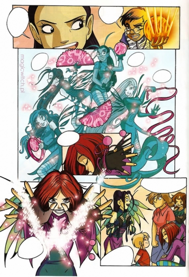 Чародейки, картинка из комикса