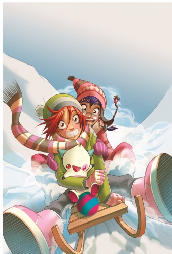 Вилл, Тарани  и Уии на санках