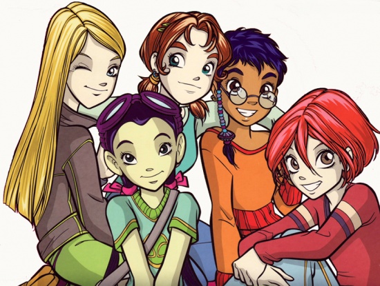 девчонки Witch вместе