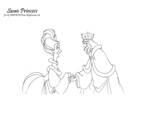 Принцесса Лебедь Юберта и Вильям