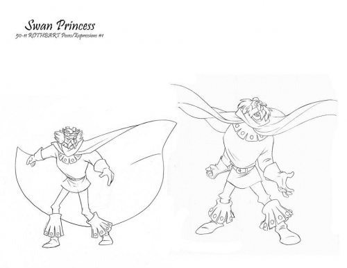 Принцесса Лебедь Ротбар в пдаще