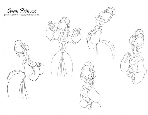 Принцесса Лебедь королева Юберта