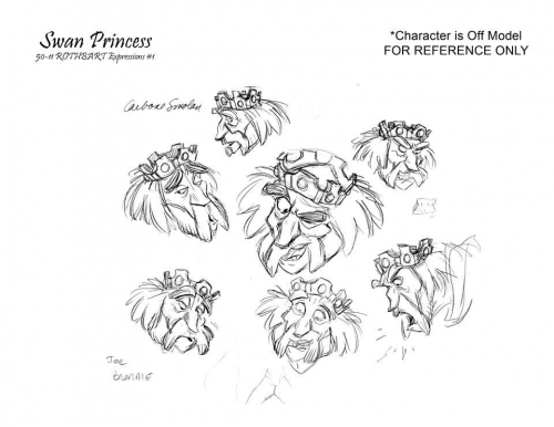 Принцесса Лебедь портреты Ротбарта