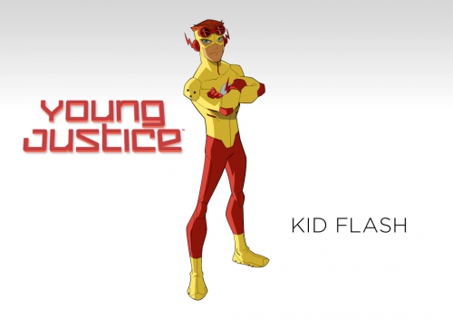 Юная Лига Справедливости картинка с Кид-Флэшем