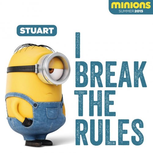 Миньоны, картинка со Стюартом