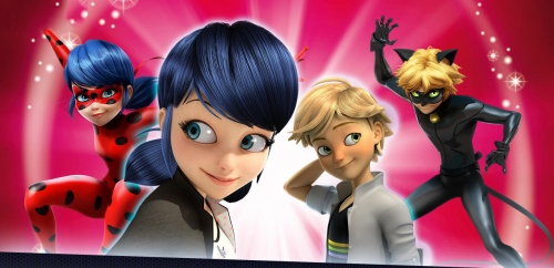 Леди Баг и Супер-Кот и Маринет и Адриан