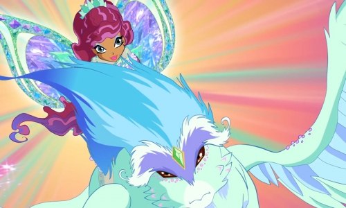 Лейла верхом на Сквонке