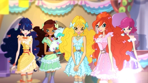 Винкс 7 сезон Винкс в романтичных нарядах