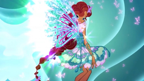 Крылья Лейлы в превращении винкс баттерфликс