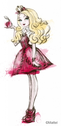 Акварельная картинка Эппл Уайт