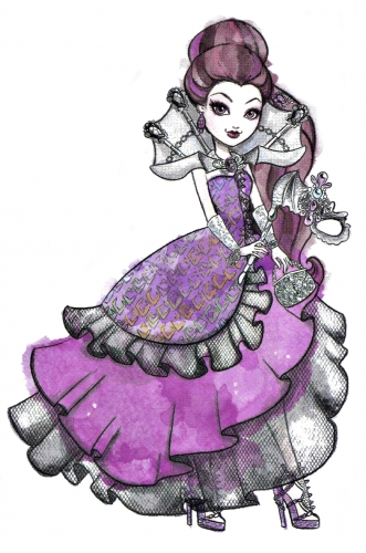 Эвер Афтер Хай Ever After High Рэйвен Квин день Коронации арт