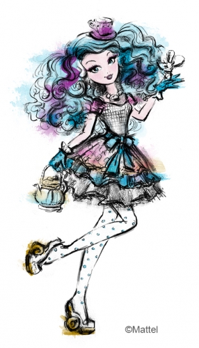 Акварельная картинка Мэдлин Хэттер