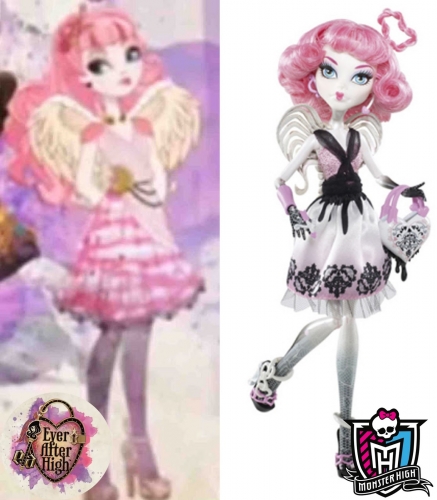 С.А. Купидон в Школе Монстров и в Школе Ever After High