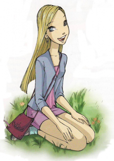 Корнелия присела