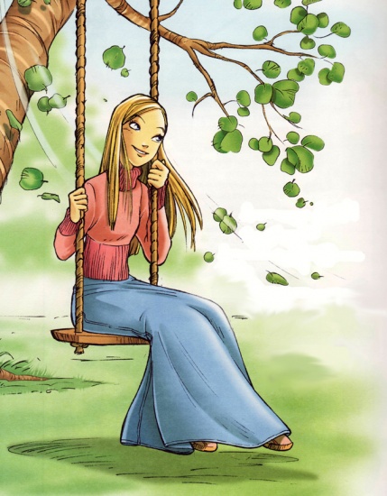 Корнелия witch на качелях
