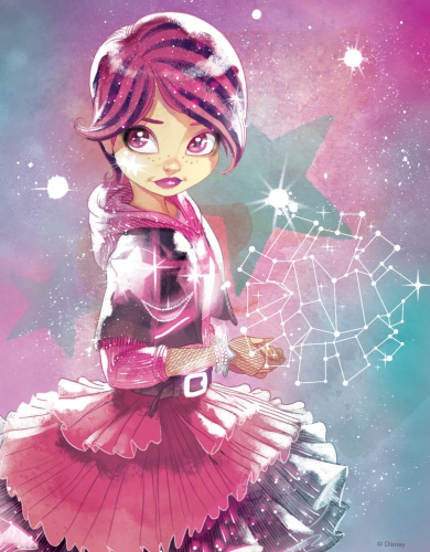 Star Darlings Скарлет новая акварельная картинка