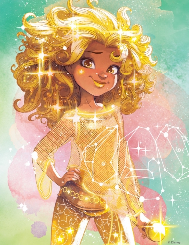 Star Darlings новая акварельная картинка Леоны с микрофоном