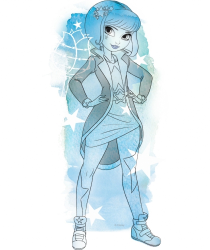 Нежный акварельный арт Веги старлингс